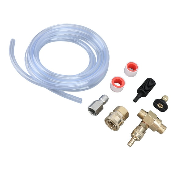 Pressure Washer Soap Injector, 4000PSI High Pressure Washer Chemical Injector Kit Lasting Professional for Garden