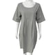 thumbnail image 4 of Vestido Lino Algodón Vestidos casuales de mujer con bolsillo Vestido bohemio de playa Vestidos de gran tamaño (Gris XL) Ygjytge para Mujer Gris T M, 4 of 9