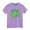 Z7-Purple, variant on Shadoumai Girls' St. Patrick's Day T-Shirt, Pink with Green Sequin Shamrock, Short Sleeve