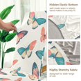 thumbnail image 5 of Yayeee 4 Pack Dining Chair Covers Stretch Parson Chairs Slipcovers Seat Protector, Colorful Butterflies, 5 of 6