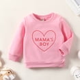 thumbnail image 3 of Vedolay Girls Fall Tops Toddler Girl's Sweatshirt Casual Pullover Sweater Long Sleeve Shirts,Pink 6-12 Months, 3 of 4