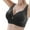 Black, variant on Women Support BraFashion Casual Breathable Tube top Bra Comfortable Wirefree Support Everyday Wear 36 Black