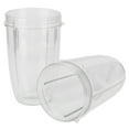 thumbnail image 3 of Reemplazo de taza de licuadora, taza de exprimidor de 2 piezas, piezas de exprimidor eléctrico transparente, taza de exprimidor eléctrico, materiales ecológicos, 3 of 8