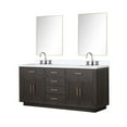thumbnail image 2 of Abbey 48 in W x 22 in D Grey Oak Single Bath Vanity, Cultured Marble Top, and 46 in Mirror, 2 of 6