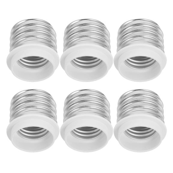 MLINS 6pcs E40 to E27 Light Bulb Socket E40 to E27 Light Bulb Socket Adapter Converter Screw Light Holder for LED Bulb Lamp Light Bulb Socket Adapter Converter Reducer