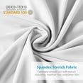 thumbnail image 3 of ALANDA Cooling Pillowcases, 2 Pack Standard & Queen Size Pillowcases Ultra Cool Pillow Cases with Stretch Japanese Q-max 0.55 Arc-Chill Cooling Fiber for Hair Skin Night Sweat Hot Sleeper - White, 3 of 7