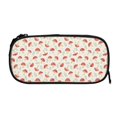 thumbnail image 5 of Uemuo Cartoon Flat Mushrooms Printed Pencil Pen Case, Portable Pencil Pouch with Zipper, Compact Stationery Bag Makeup Bag, Pencil Bag for Home Office, 5 of 9