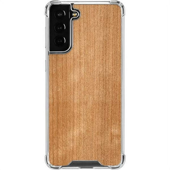 Skinit Wood Natural Wood Galaxy S22 Plus Clear Case
