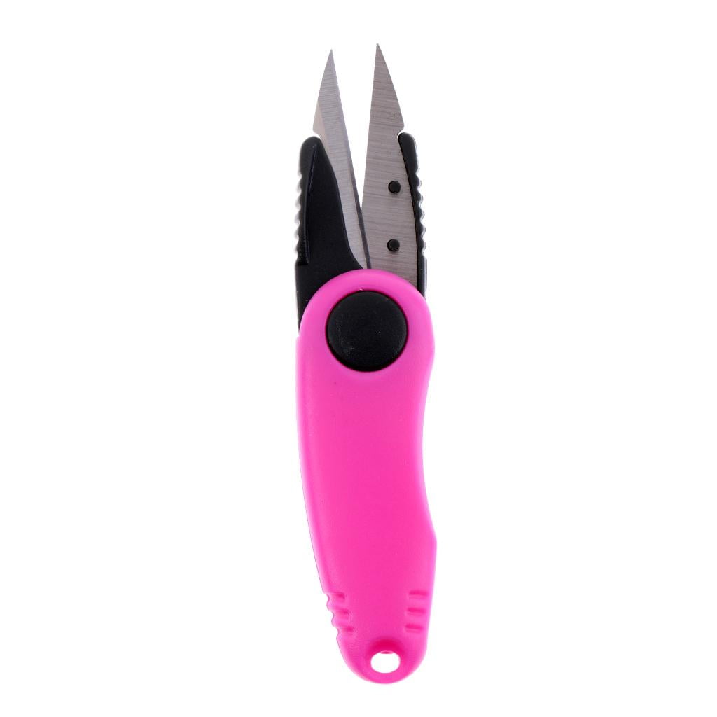 simhoa 10xFoldable ing Scissors Stainless Steel Line Braid String Cutter Snip