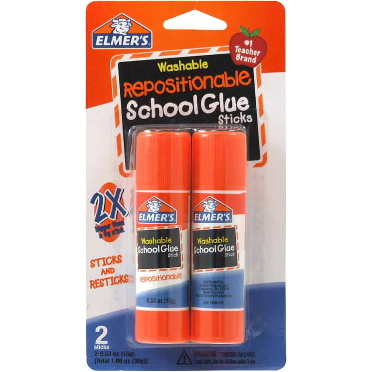 Zubebe 200 Pcs Glue Stick 0.32 oz Washable Glue Stick White Glue Stick Bulk  for Crafts Home School Classroom Students Teachers Employees Scrapbooking