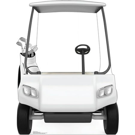Golf Cart Stand-in Life Size Cardboard Cutout Standup