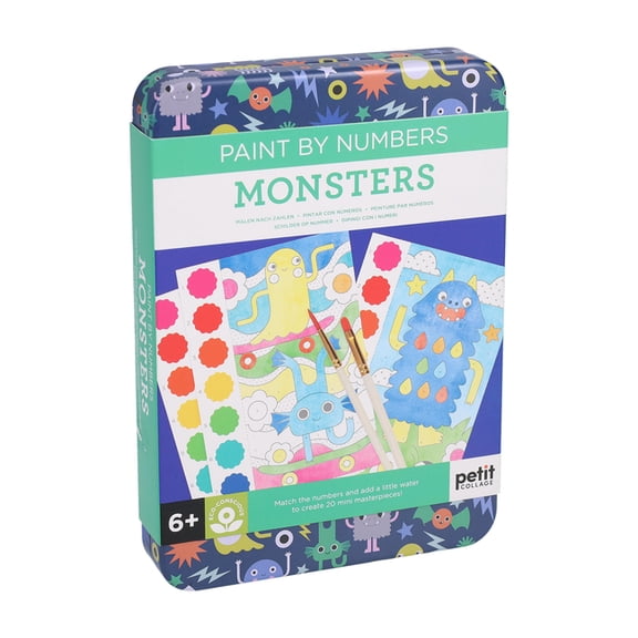 Paint by Numbers: Monsters, (Paperback)
