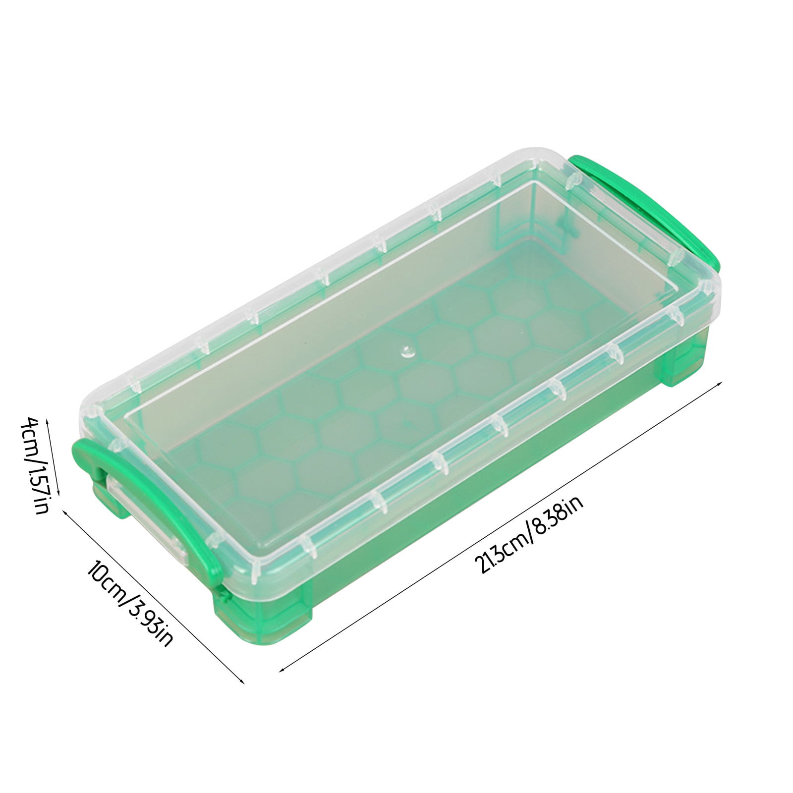 Asxite Saving Clearance 2024! Pen Storage Organization Bag,1 Pack Plastic Pencil Box Large Capacity Pencil Boxes Clear Boxes Office Supplies Storage Organizer Box