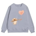 thumbnail image 4 of Huowey Autumn and Winter Valentine's Day Fashionable Cute Puppy Print Children's Hooded Sweatshirt, 4 of 4