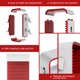 thumbnail image 4 of Torre para discos de videojuegos con 18 compartimentos, soporte para almacenamiento de videojuegos, torre para discos de videojuegos que ahorra espacio y tiene gran capacidad, 4 ganchos para mandos, 4 of 6