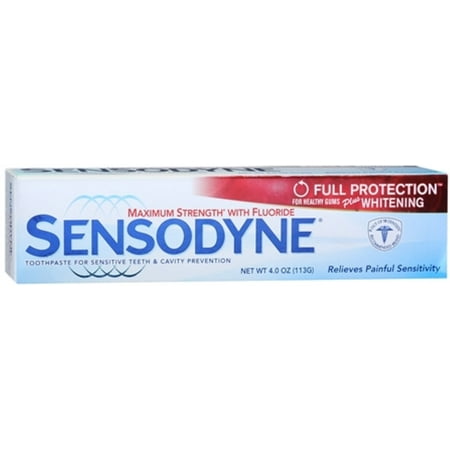 Sensodyne Full Protection Plus Whitening Toothpaste (4 oz Lot de 2)