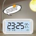 thumbnail image 7 of Rkxzt Back to Seminary Supplies Digital Electronic Clock Led Display Electronic Clock Stereo Digital Display Snooze Alarm Clock 12/24h Change Countdown Time, 7 of 7