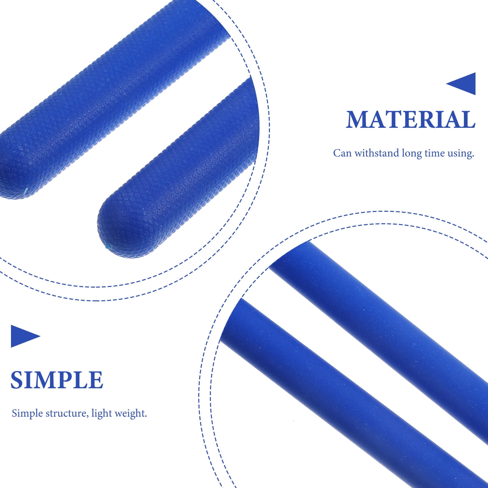 WORGEOUS 4 Pairs  Drum Sticks Percussion Instrument Mallets Nylon Drumsticks for Practice Stage Performance