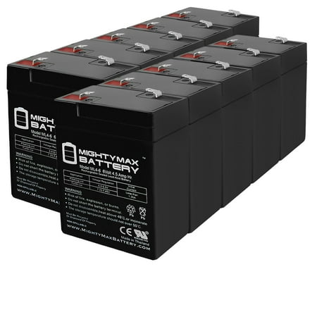 6V 4.5AH Replacement Battery for Douglas Guardian DG64WL - 10 Pack