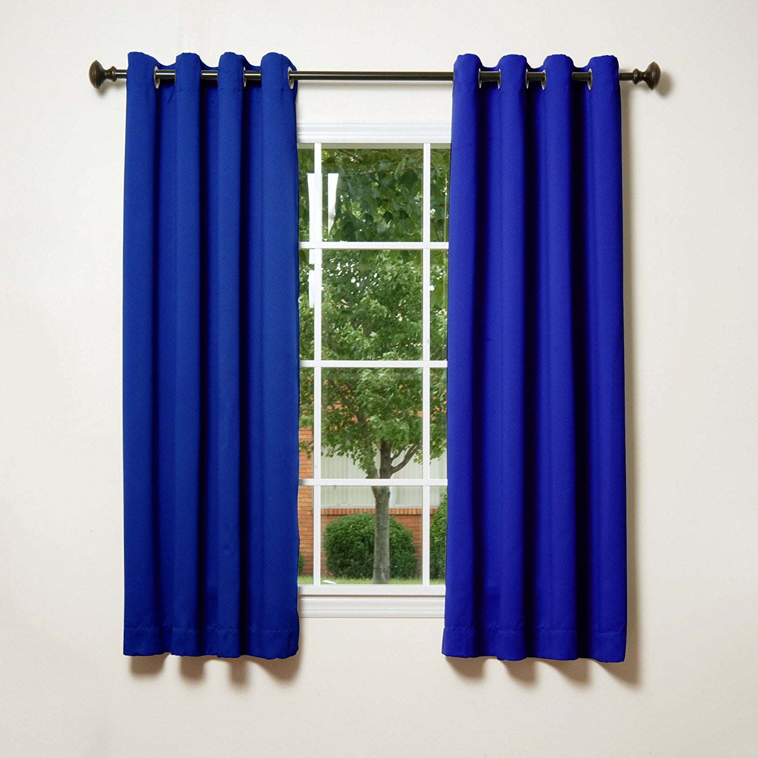 Quality Home Steel Grommet Solid Thermal Insulated Blackout Curtain