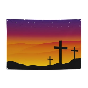 Easter Day Festival Banner 47x71 Inches Suitable For Decorating Parties Celebration Yards Banners