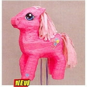 Unique Pink Asymmetrical Birthday Pinata, 14.00" x 17.00"