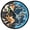 Hand Drawing Abstract Graffiti, variant on Dailycode Night Light Wall Clock Glow in The Dark 12 inch Battery Operated Silent Luminous Clocks, Cute Cartoon Panda and Rainbow