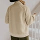 thumbnail image 4 of Chaqueta de abrigo de imitación cálida para mujer a la moda, botón de invierno, ropa de abrigo de manga larga sólida Fridja BV0+813, 4 of 7