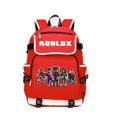 thumbnail image 2 of Mochila escolar con carga USB para estudiantes, bolso escolar de lona de gran capacidad para ordenador portátil, con letras impresas, para adolescentes y niñas, 2 of 4