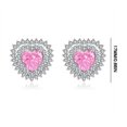 thumbnail image 3 of RXIRUCGD Boucles d'Oreilles Cœur Pêche, 3 of 6