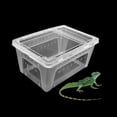thumbnail image 6 of Fzaqwen Reptile Terrarium Enclosure Double Opening Turtle Habitat Sturdy Reptile Breeding Box Container for Terrapin Amphibians Snake Clear, 6 of 9