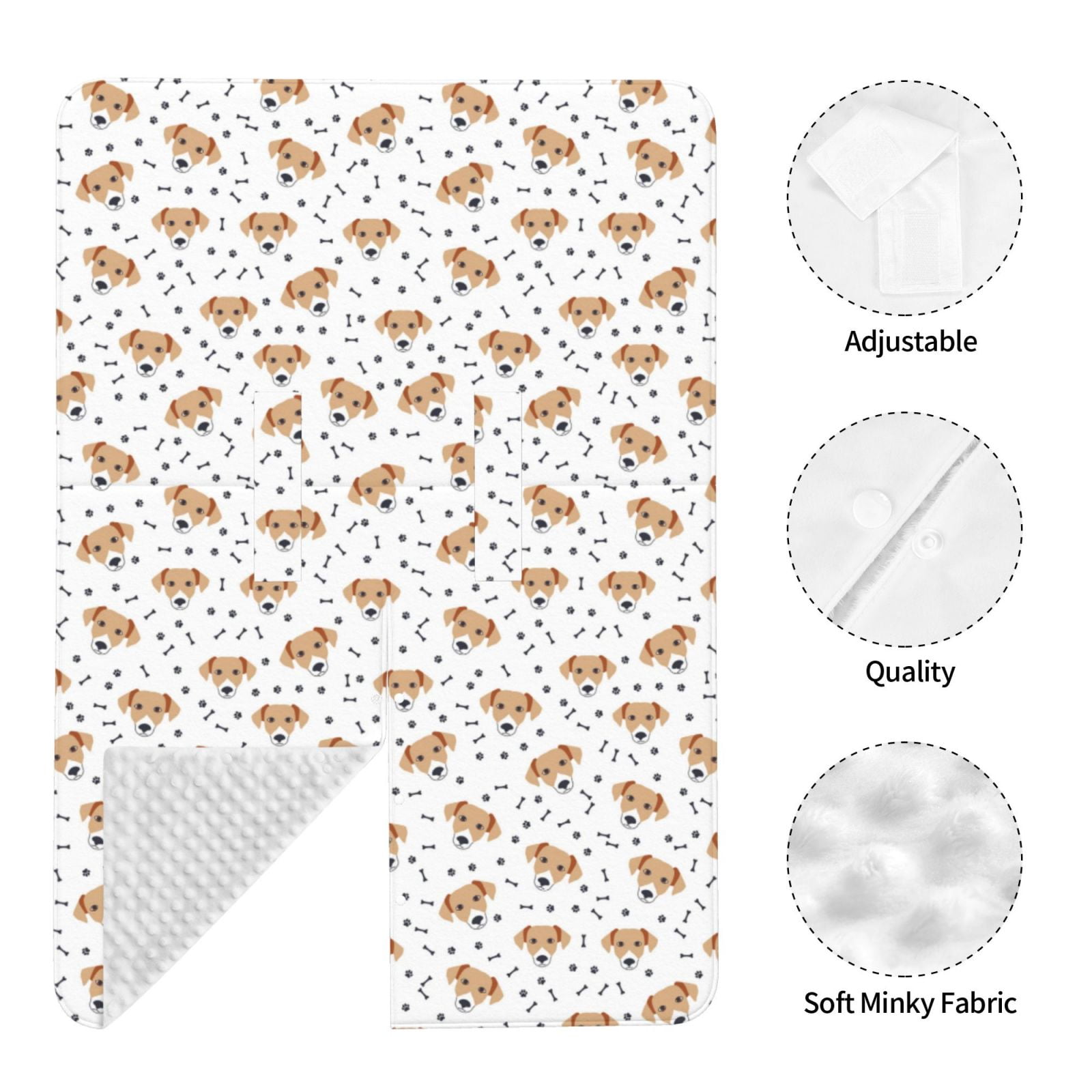 Naloa Labrador Retriever Dog Baby Car Seat Cover, Breathable Baby Carrier Cover, Multiuse Baby Carrier Cover & Nursing Breastfeeding Cover