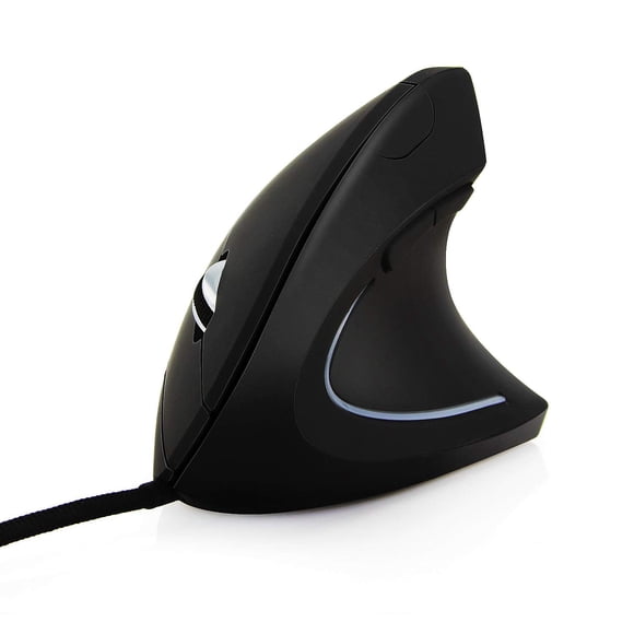 Mouse vertical con cable Ai5G, DPI ajustable, para mano derecha