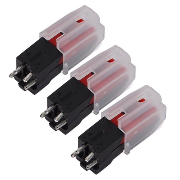 Record Player Needle,3 Pcs Record Player Replacement Record Player Needle Vinyl Phonograph Stylus Exceptional Reliability