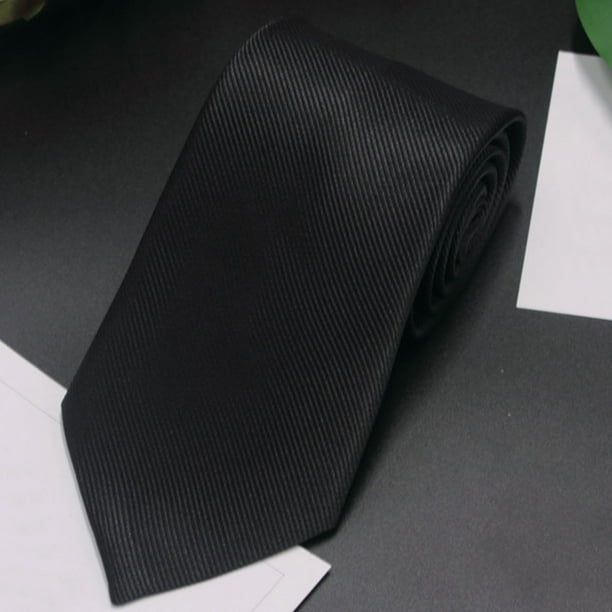 Camisa de vestir de negocios de moda para hombre, corbata de poliéster lisa de 8 cm, corbata de poliéster para hombre