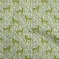 thumbnail image 1 of oneOone Viscose Chiffon Green Fabric Animal Quilting Supplies Print Sewing Fabric By The Yard 42 Inch Wide, 1 of 4