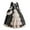Black, variant on Gothic Dress Different from Others Halloween Dress Unique Design Women's Rococo Dress Temperament Evening Dress Inspiration Maiden Horn Sleeve(Plus Size)