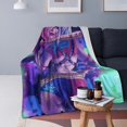 Harley Quinn Blanket Super Soft Flannel Blanket Throw Lightweight Sofa Throw Blanket Warm