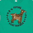 thumbnail image 4 of Inktastic Future Goat Farmer with Cute Goats and Hoof Prints Boys or Girls Toddler T-Shirt, 4 of 5
