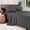Dark Grey, variant on 600 Thread Count 100% Long Staple Egyptian Cotton Soft Combed, 4 Piece Sheets Set, Smooth & Soft Sateen Weave, Luxury Hotel Collection Bedding, Deep Pocket Fitted (Queen, Light Grey Solid)