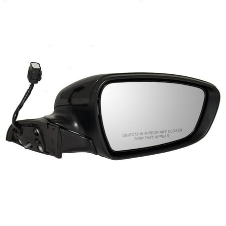 - Passengers Power Side View Mirror Heated Ready-to-Paint for 14-16 Kia Forte Forte5 87620A7200