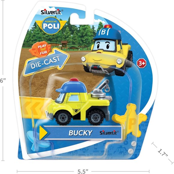 Robocar Poli: Play and Fun Die Cast Car - [Bucky]