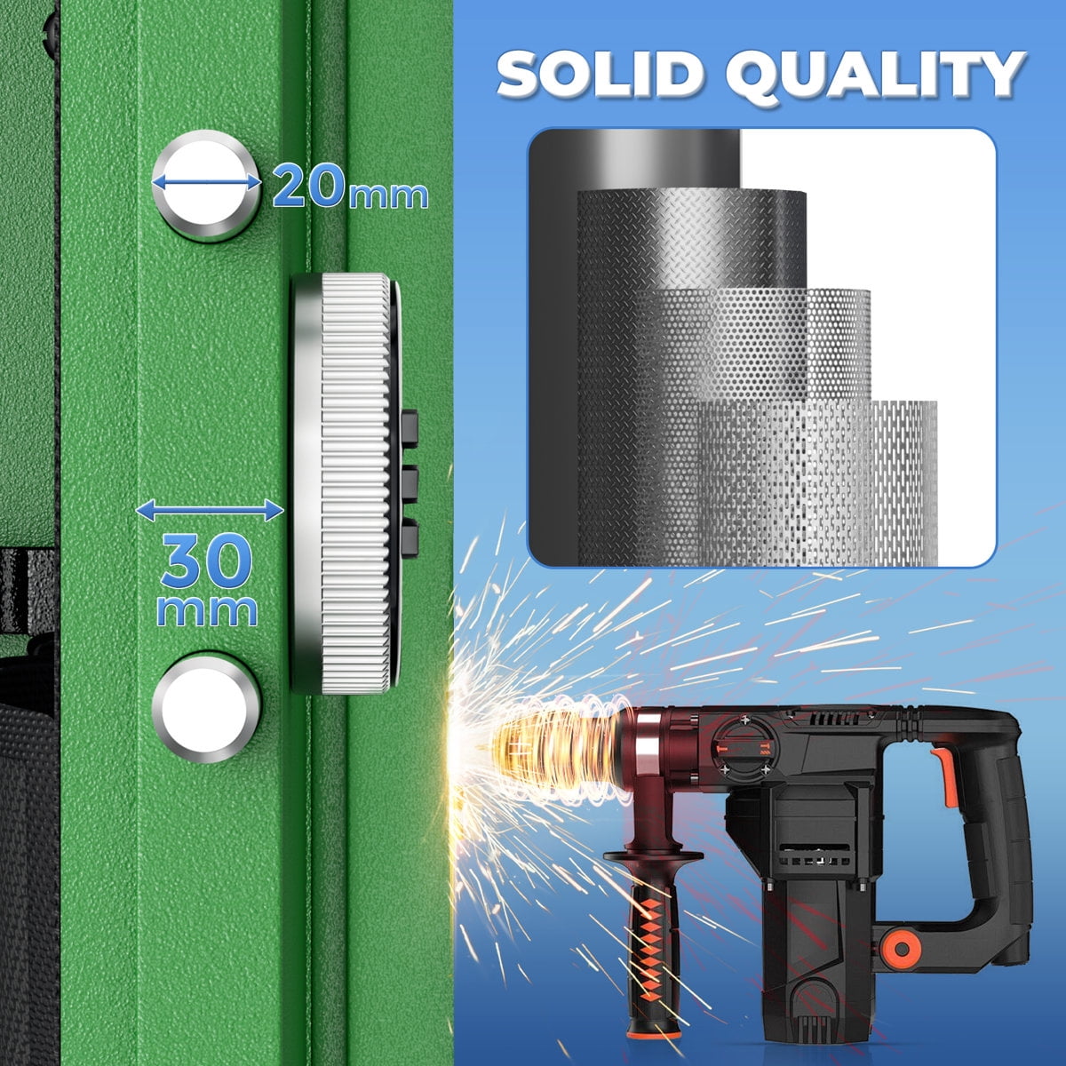 SOLAURA 10-14 Gun Safe, Quick Access Long Gun Safe for Home Rifles and Pistols, Large Gun Cabinet with Adjustable Shelves for Home, Office(Assembly Required, Green)