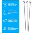 thumbnail image 2 of 12pcs Cocktail Picks,stainless Steel Martini Picks,cocktail Toothpicks, 2 of 4