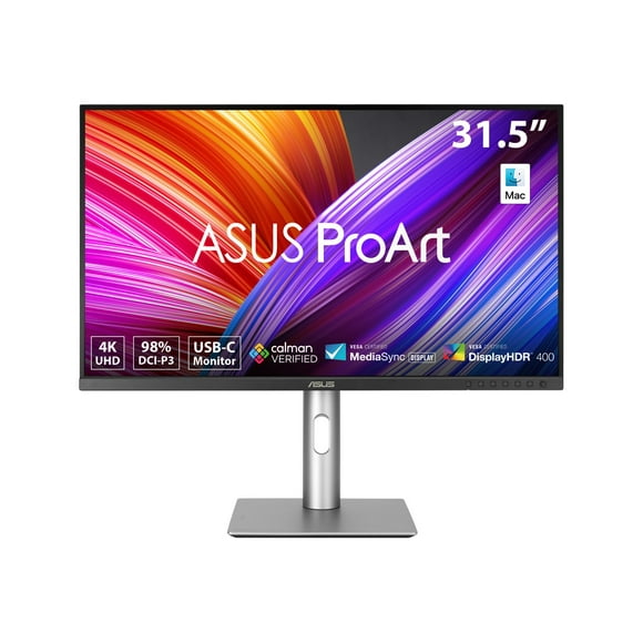 ASUS ProArt PA329CRV - LED monitor - 31.5" - 3840 x 2160 4K UHD (2160p) @ 60 Hz - IPS - 350 cd/m�� - 1000:1 - DisplayHDR 400 - 5 ms - 2xHDMI, 2xDisplayPort, USB-C - speakers