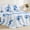 Light Blue Watercolor Butterfly, variant on Flymme Blue Butterfly Queen Sheet Set, 4 Pieces Soft Bedding Queen Sheet Set,Breathable and Cooling Sheets for Bedroom Guest Rooms,Dorms