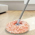 thumbnail image 6 of Sylvtty High Efficiency Mop Retractable Handle 360 Degree Rotating Wet Dry Mop Dual Cleaning Efficiency Floor Cleaning Tool, 6 of 7