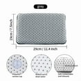 thumbnail image 1 of Wholesale Lightweight PVC Bath Neck Pillow with 8 Suction Cups - Anti-Slip, Comfortable Neck Support for Home & Hotel Use, 29x19cm, Gray - Secure Adhesion on Smooth Surfaces for Relaxing Bath, 1 of 6