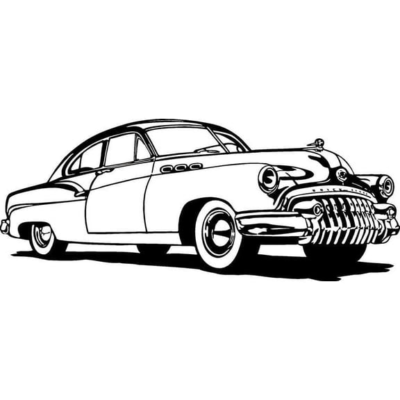 StickerChef 50 Buick Car Wall Decals Stickers Man Cave Boys Room Décor