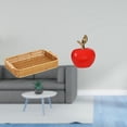 thumbnail image 2 of Cestas De Frutas Tejidas, Cuenco Para Servir Bocadillos, Plato De Pan Para Escritorio, Estatua, Adorno De Simulación, Obra De Arte, Decoración Del Hogar, Escultura De Fruta De Cerámica Para, 2 of 8